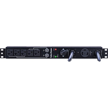 Cyberpower PDU, Bypass, Rack Mounted, 5-20R, 5-20P, 6 ft., Black MBP30A5
